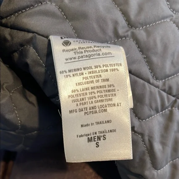 Patagonia Gray Pea Coat Cozy and Stylish